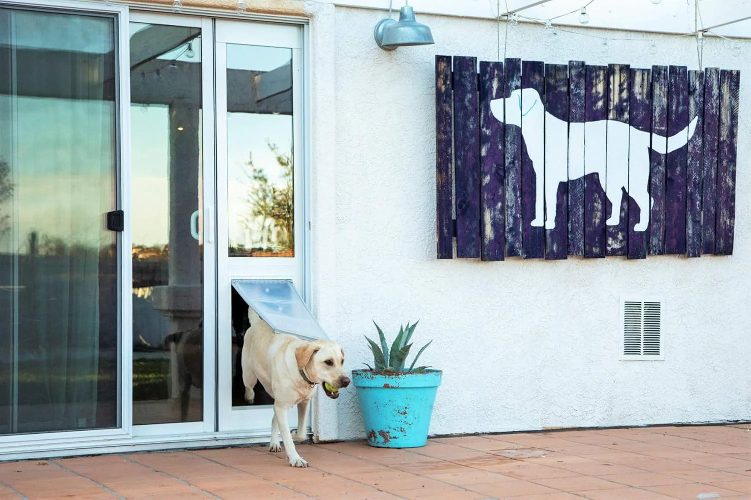 Endura Flap Vinyl Sliding Glass Dog Door - Image 9