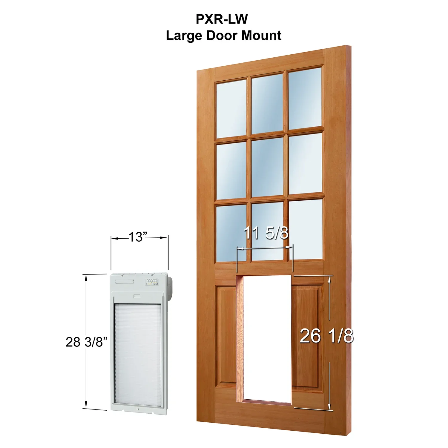 High Tech Power Pet Roll Up Door Mount Dog Door - Image 7