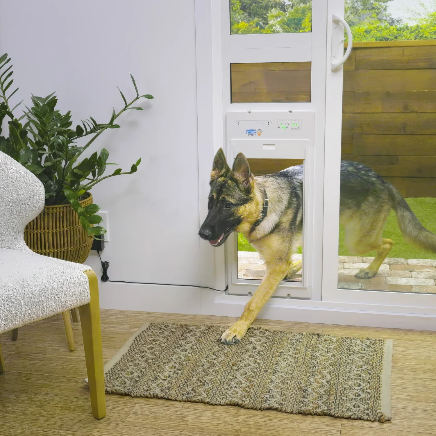 Roll Up High Tech Power Pet Patio Pet Door - Image 4