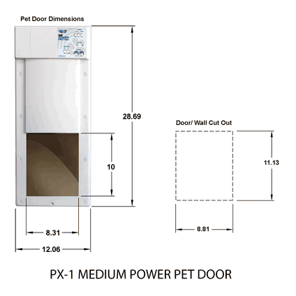 High Tech Power Pet Patio Pet Door (Original and WiFi) - Image 17
