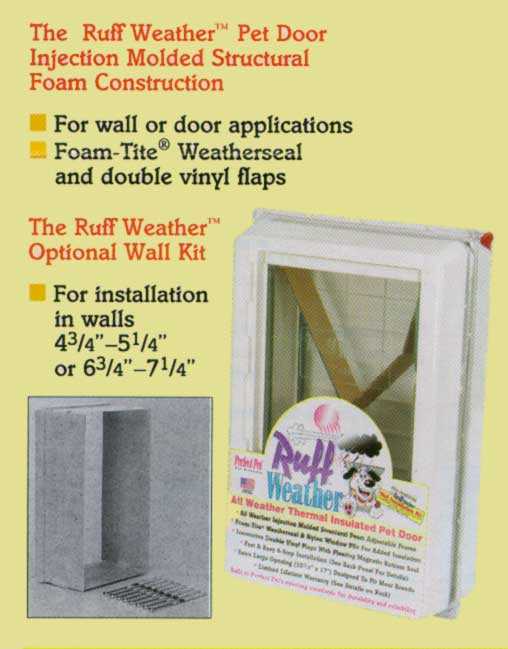 Ideal Designer Series Ruff Weather Dog Door for Doors - Image 4