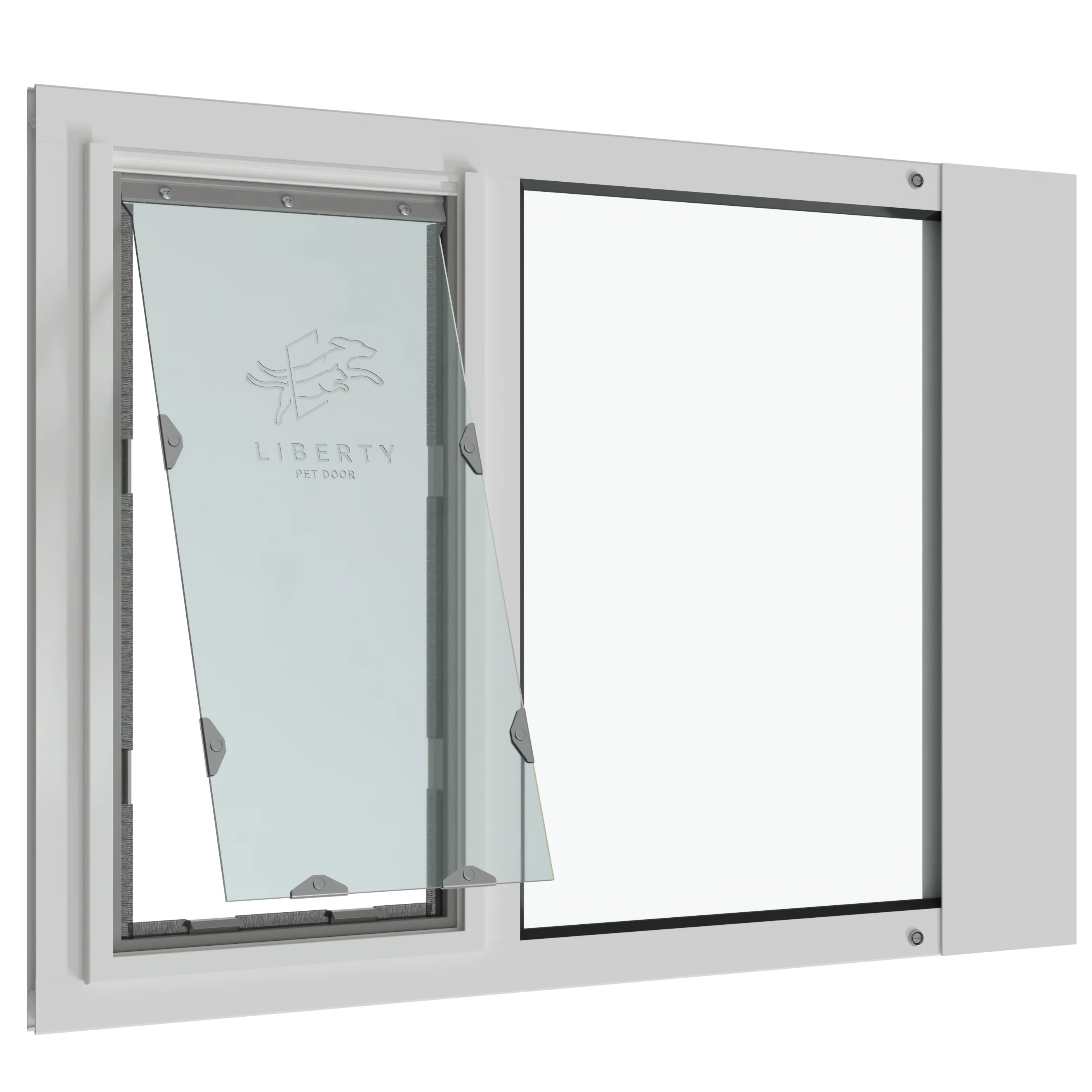 Liberty Pet Door for White Sash Windows - Image 17